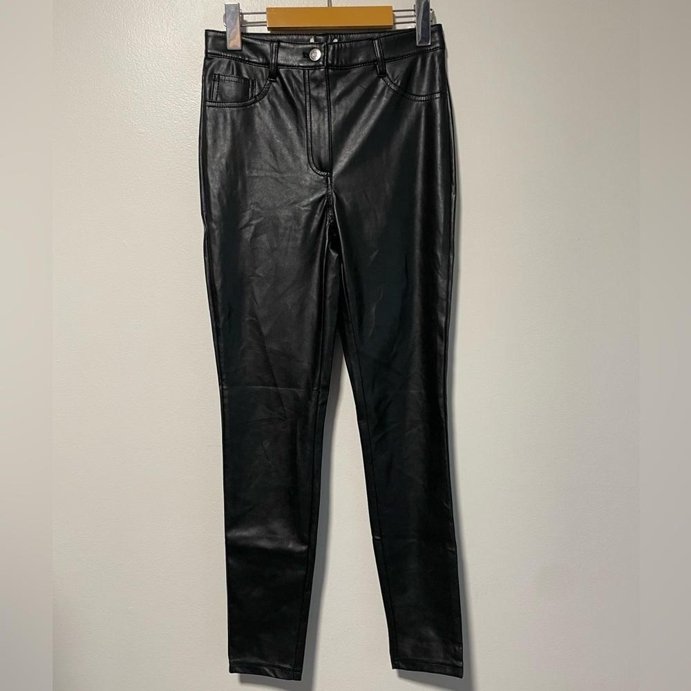 Wilfred Faux Leather Black Vegan Skinny Pants - Size 2